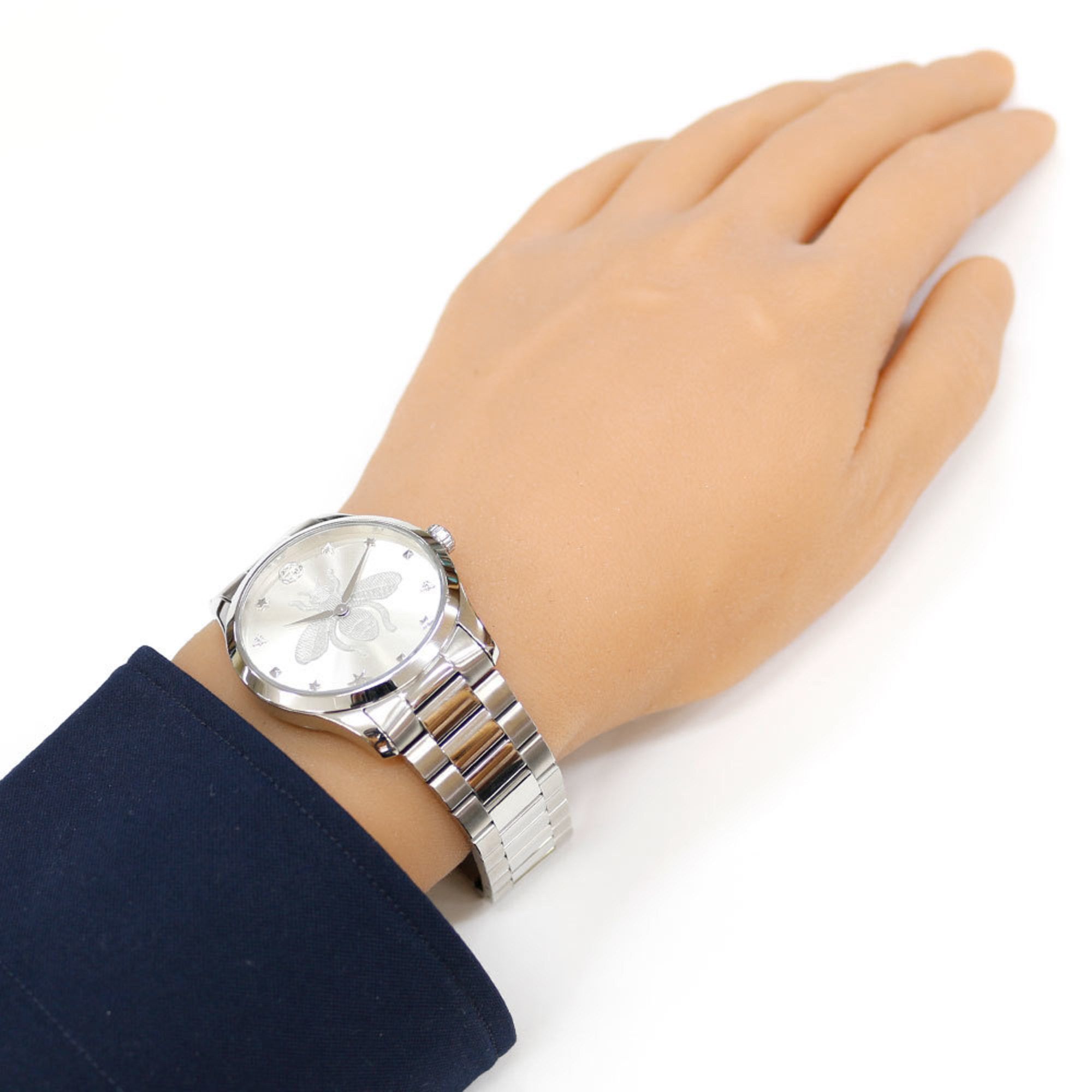 Gucci Gucci G-Timeless Quartz Stainless Steel Men's Watch 126.4(YA1264126) Size ONE SIZE - 2 Thumbnail