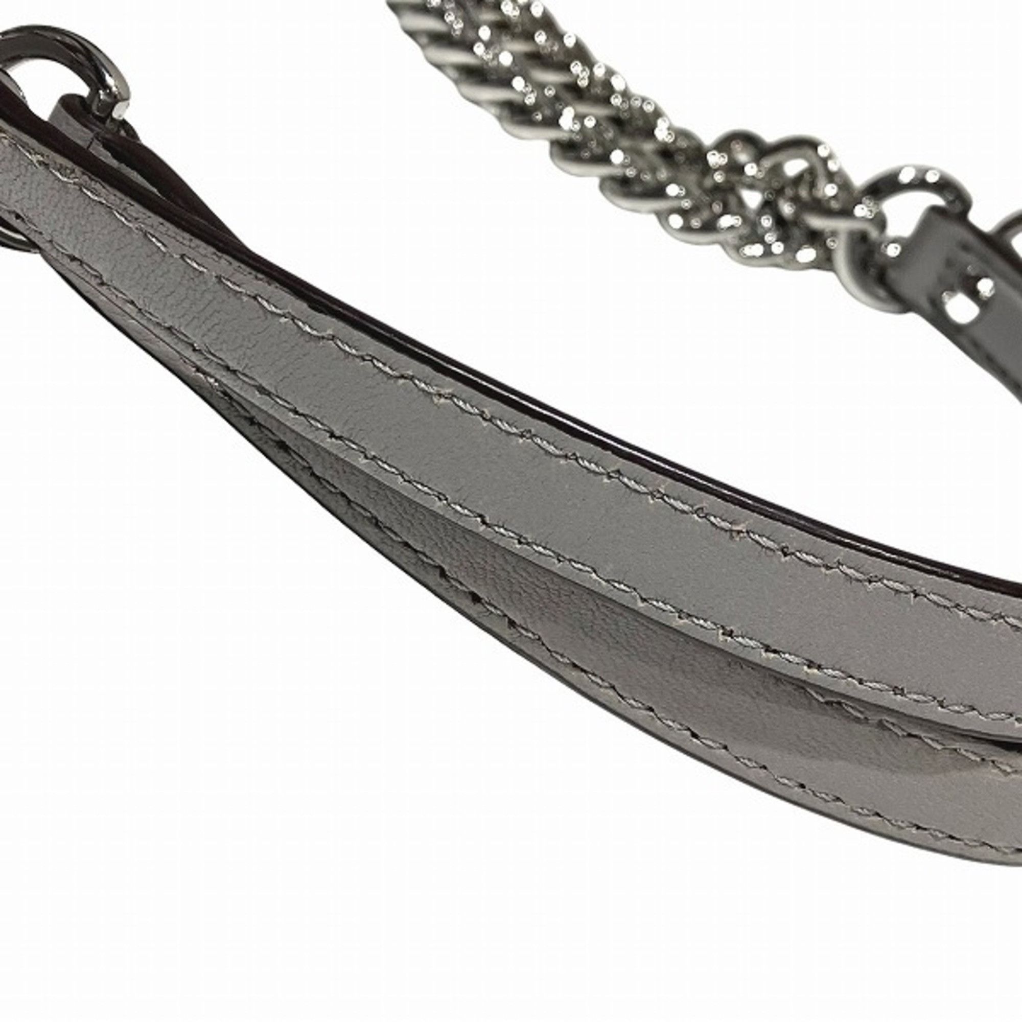 Michael Kors Michael Kors Cathy Small Satchel 35F8SY8S1T Grey Chain Bag Shoulder Women's Size ONE SIZE - 9 Thumbnail