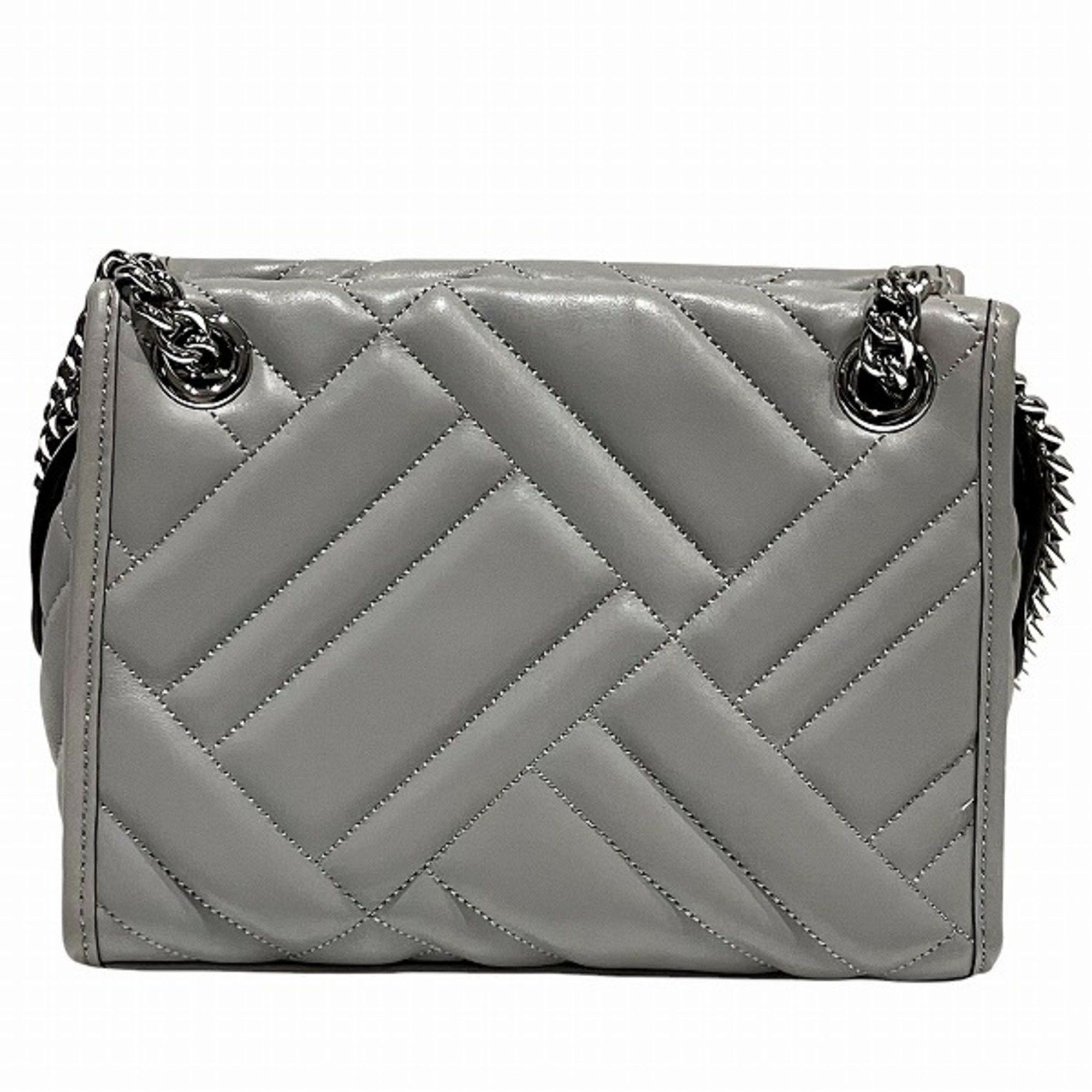 Michael Kors Michael Kors Cathy Small Satchel 35F8SY8S1T Grey Chain Bag Shoulder Women's Size ONE SIZE - 2 Thumbnail