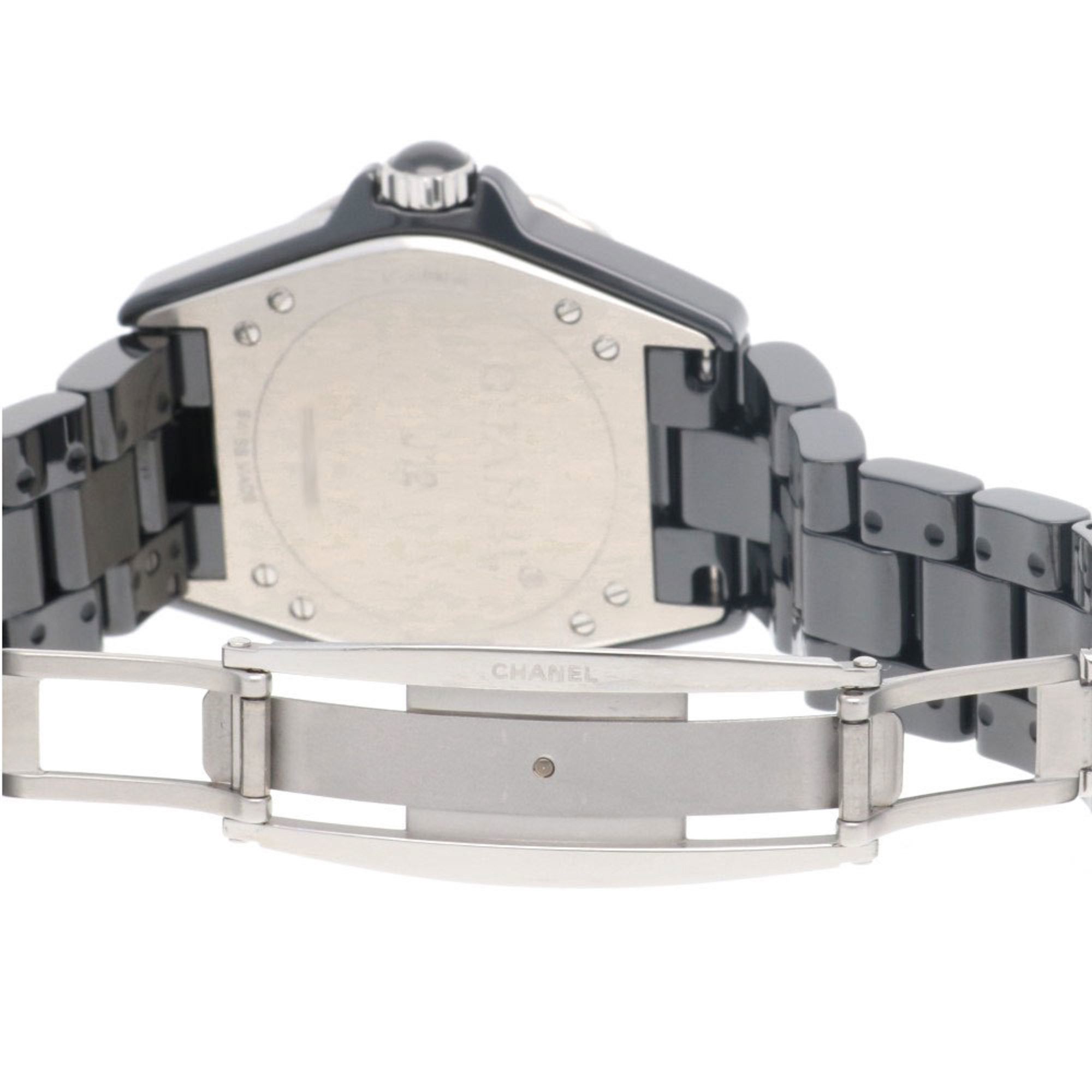 Chanel Chanel J12 Watch Ceramic Automatic Men's CHANEL 11P Diamond Overhauled Size ONE SIZE - 9 Thumbnail