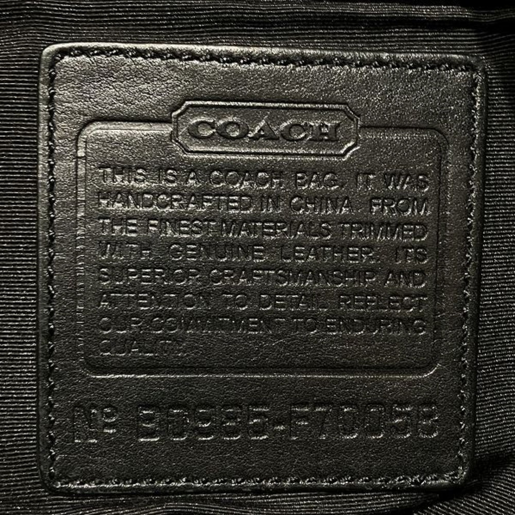 Coach Coach Signature F70058 Black Bag Shoulder Men's Size ONE SIZE - 4 Thumbnail