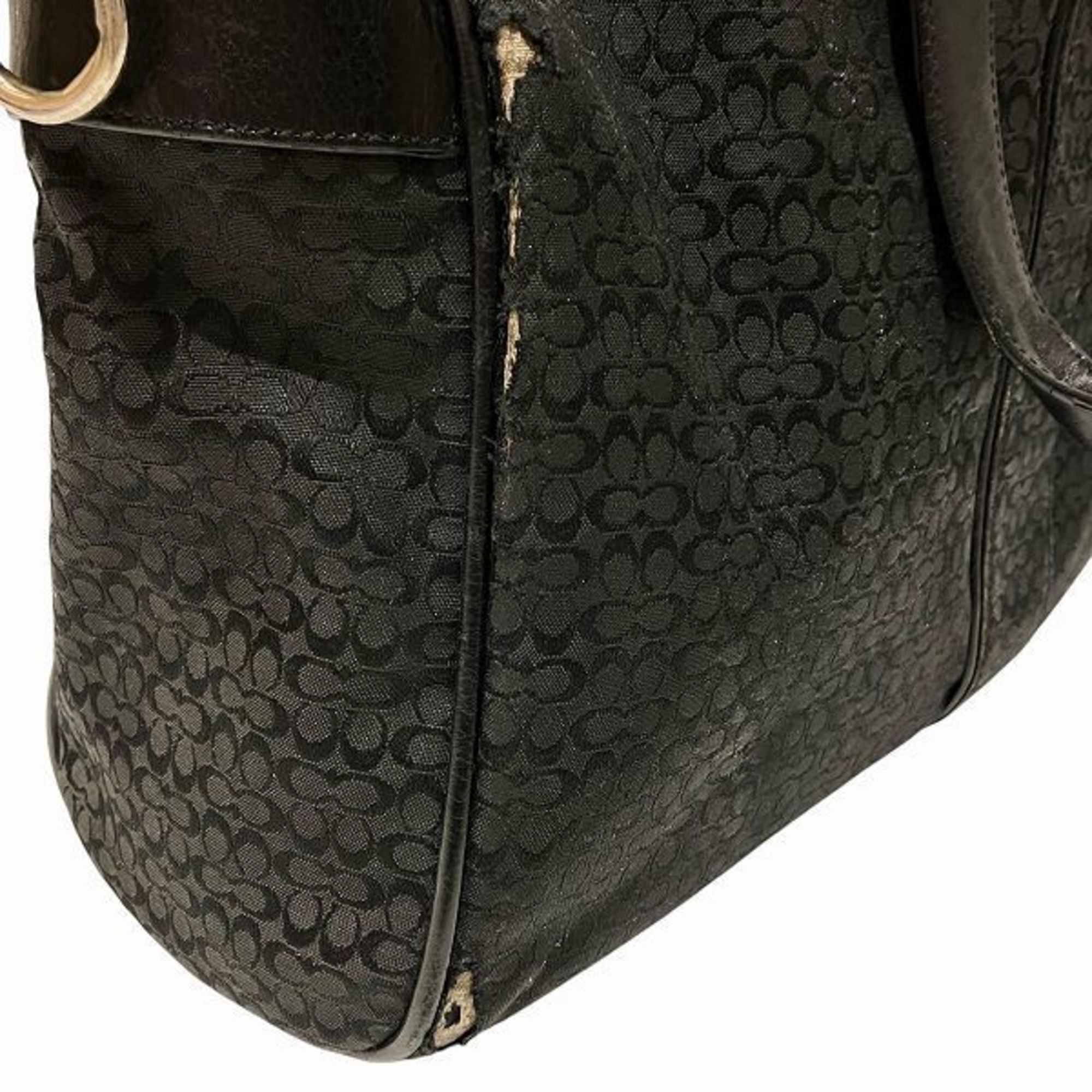 Coach Coach Signature F70058 Black Bag Shoulder Men's Size ONE SIZE - 7 Thumbnail