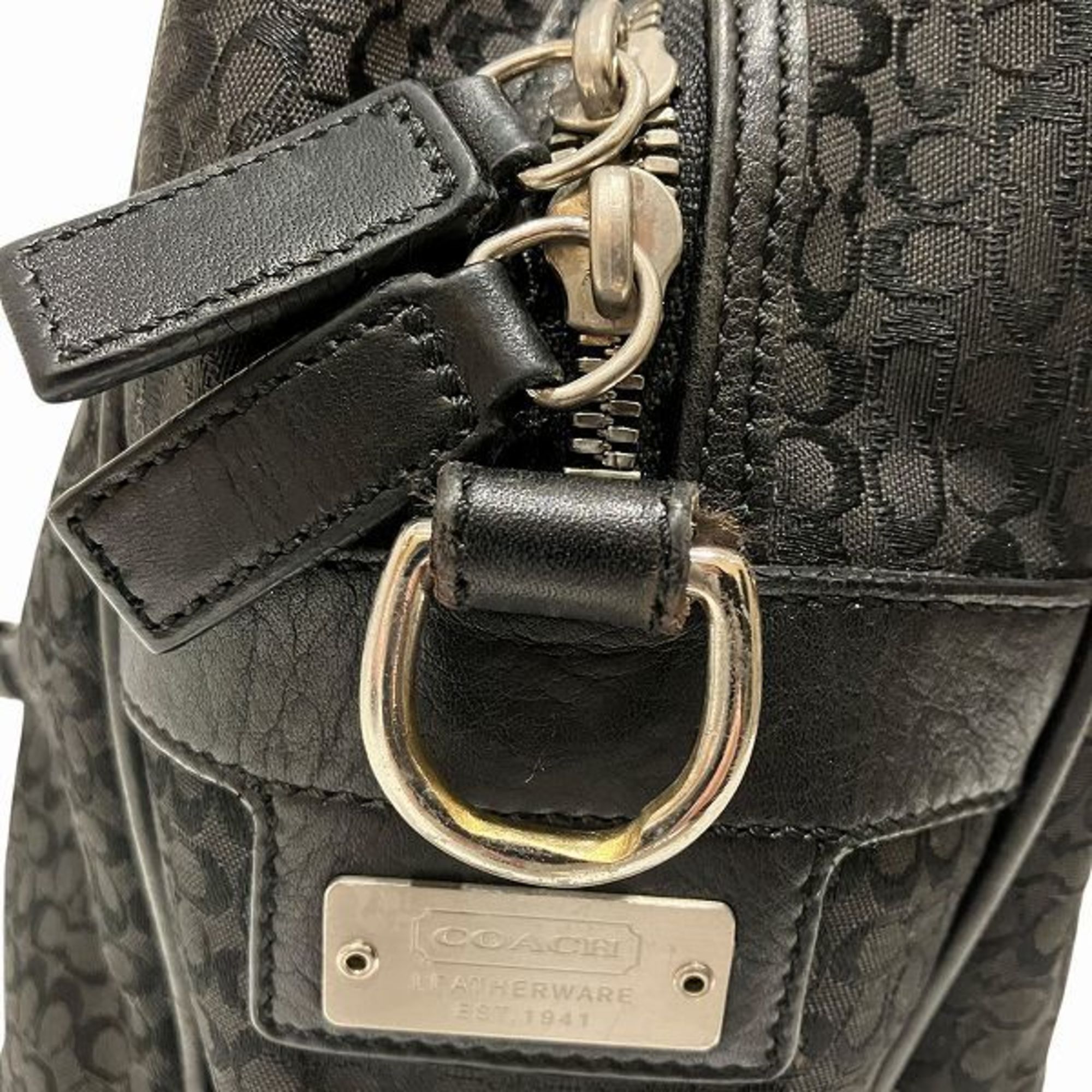 Coach Coach Signature F70058 Black Bag Shoulder Men's Size ONE SIZE - 8 Thumbnail