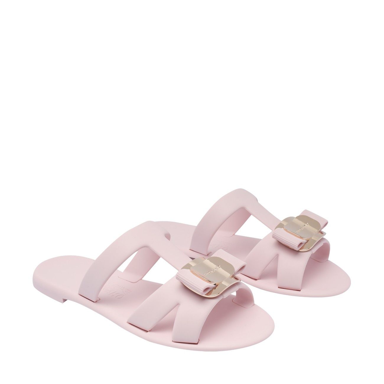 Salvatore Ferragamo NEW VARA SLIDE SANDALS Size US 7 / IT 37 - 3 Thumbnail