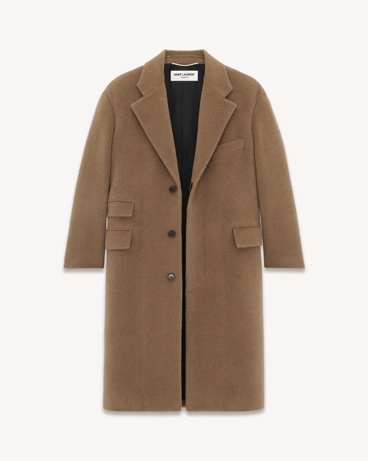 Saint Laurent Paris $7K VALUE Oversized Wool Jacket Size US M / EU 48-50 / 2 - 2 Thumbnail