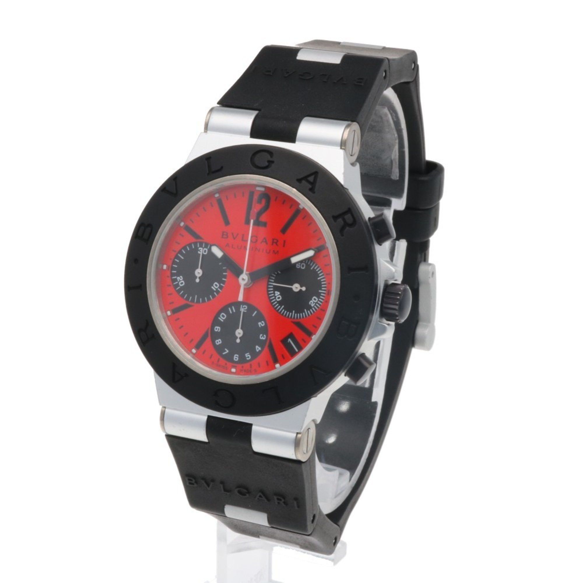 Bvlgari BVLGARI Aluminium Watch AC38TA Automatic Men's Overhauled Size ONE SIZE - 3 Thumbnail