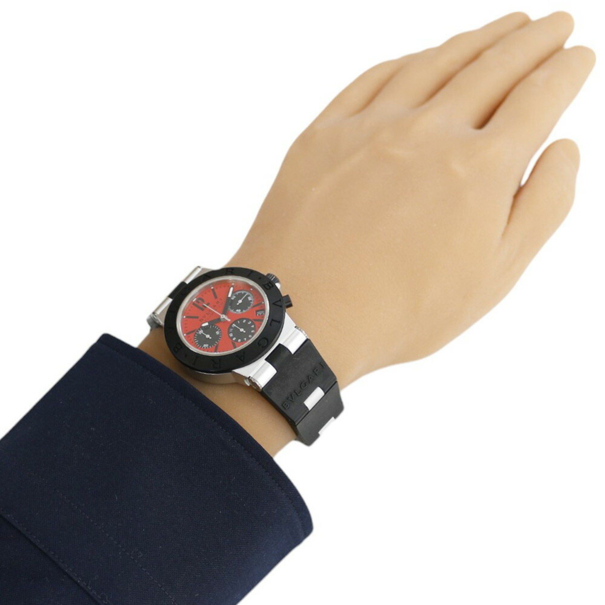 Bvlgari BVLGARI Aluminium Watch AC38TA Automatic Men's Overhauled Size ONE SIZE - 2 Thumbnail
