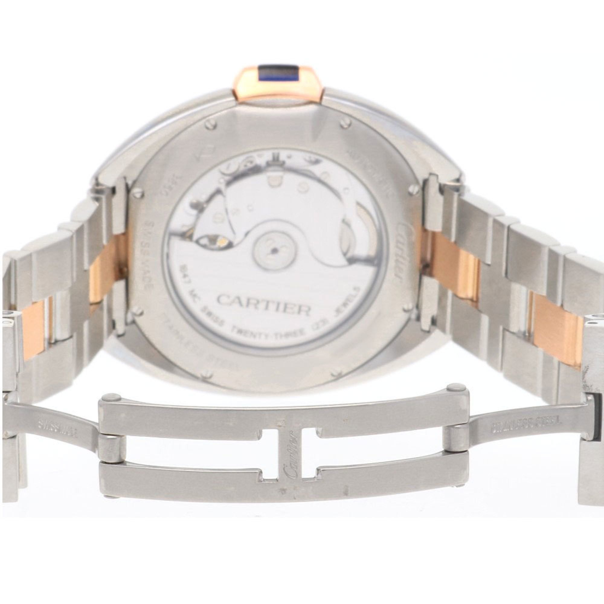 Cartier Cartier Clé de Watch Stainless Steel 3850 Automatic Men's CARTIER Overhauled Size ONE SIZE - 9 Thumbnail
