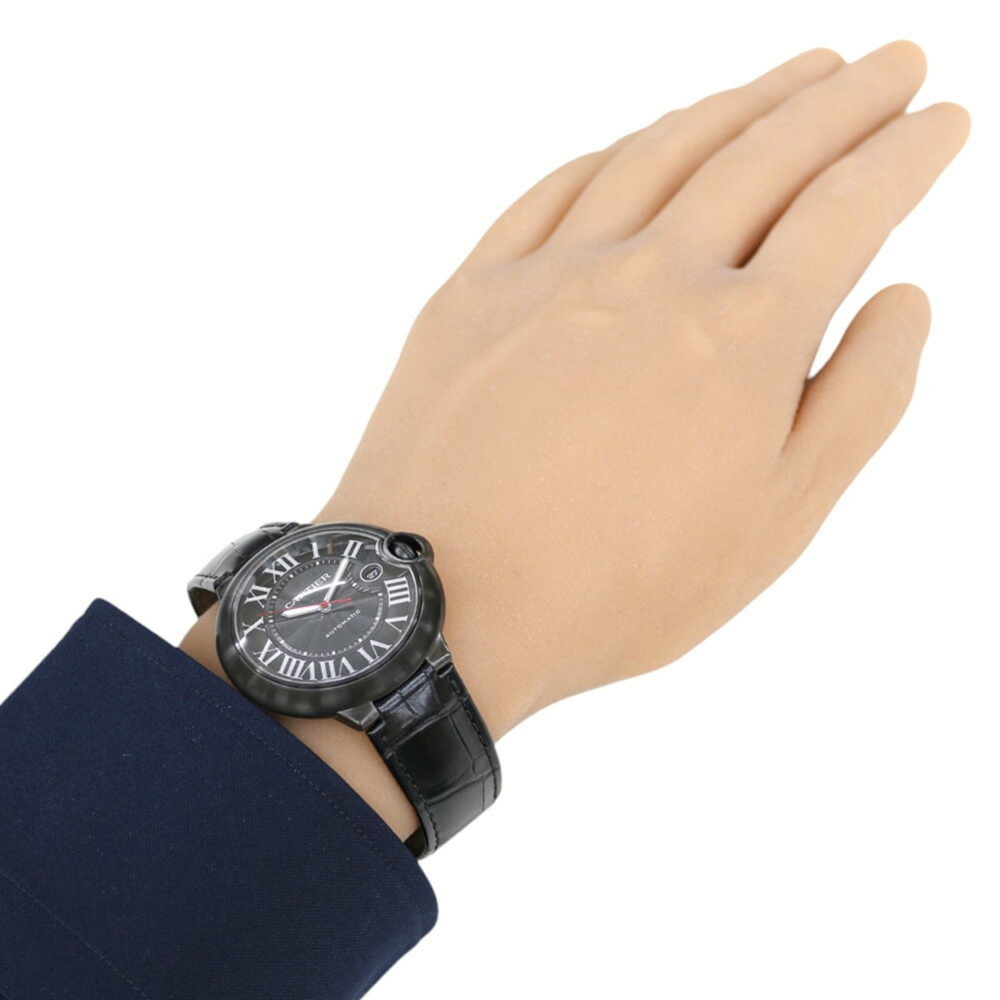 Cartier Cartier Ballon Bleu ADLC Coated Watch Stainless Steel 3765 Men's CARTIER Size ONE SIZE - 2 Thumbnail