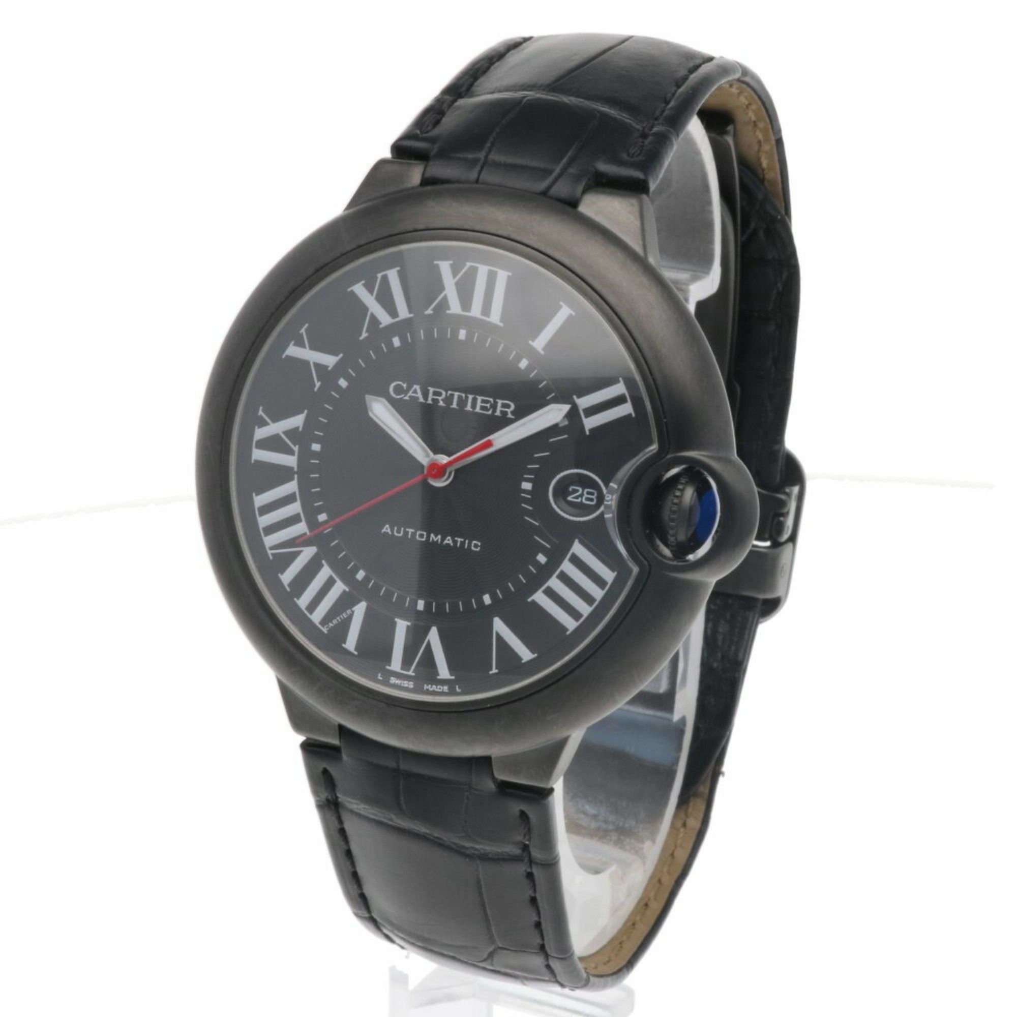 Cartier Cartier Ballon Bleu ADLC Coated Watch Stainless Steel 3765 Men's CARTIER Size ONE SIZE - 3 Thumbnail