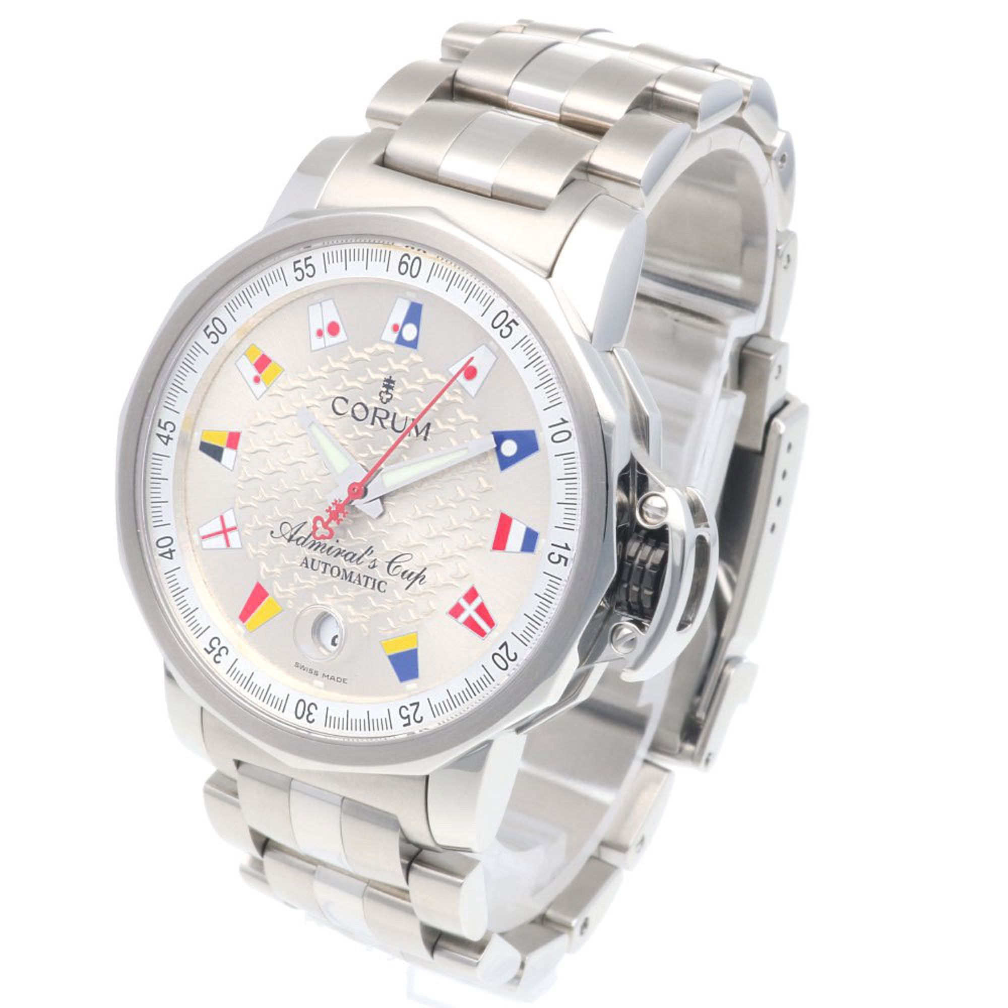 Corum Corum Admiral's Cup Trophy 41 Watch Stainless Steel 082.830.20 Automatic Men's CORUM 100M Overhauled Size ONE SIZE - 3 Thumbnail
