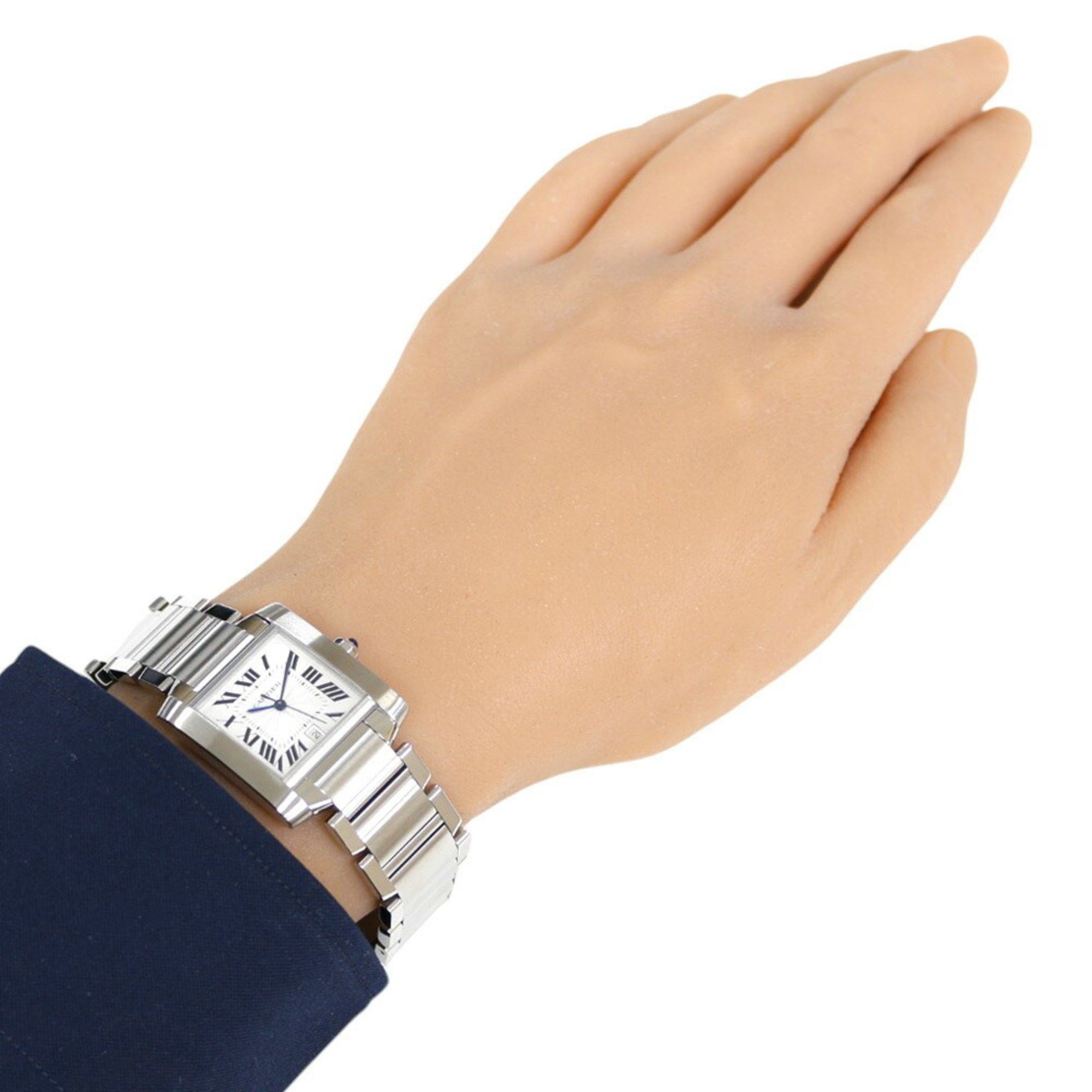 Cartier Cartier Tank Francaise LM Watch Stainless Steel W5100293 Automatic Men's CARTIER Overhauled Size ONE SIZE - 2 Thumbnail