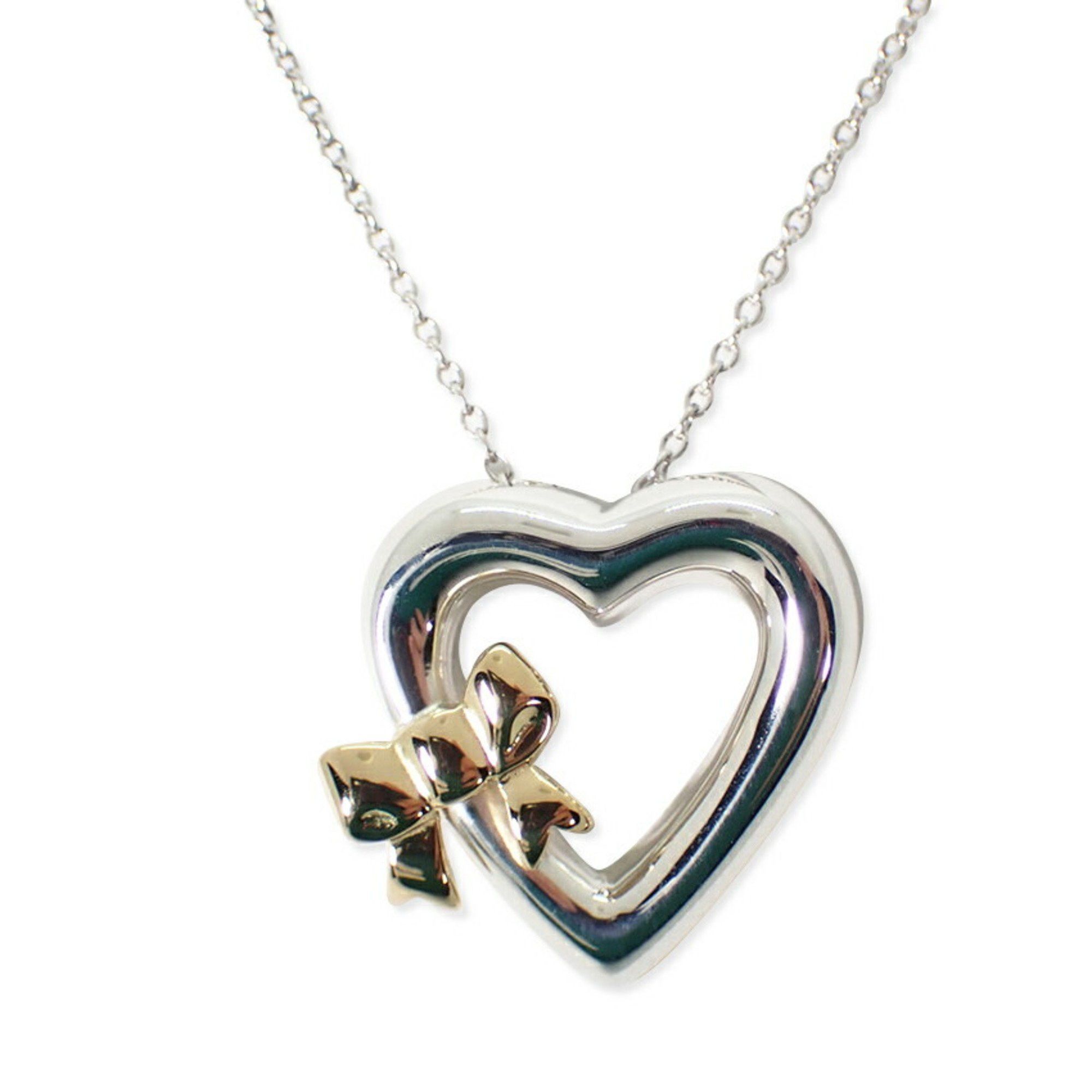 Tiffany & Co. Tiffany & Co Heart Ribbon necklace Size ONE SIZE - 3 Thumbnail