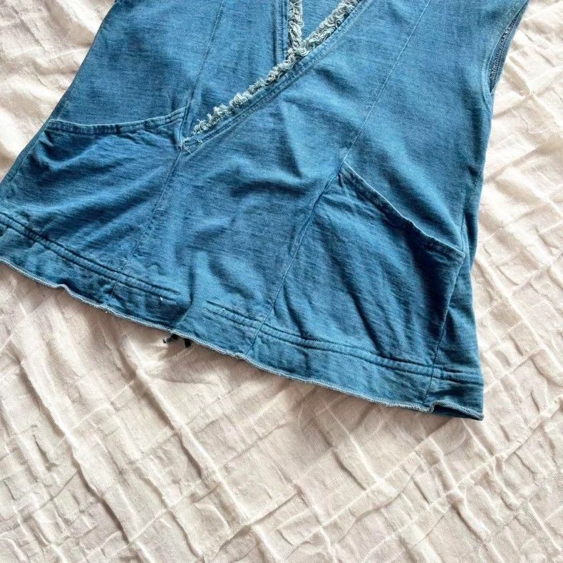 Kapital Sleeveless V-Neck Shirt by Kapital Size US S / EU 44-46 / 1 - 5 Thumbnail