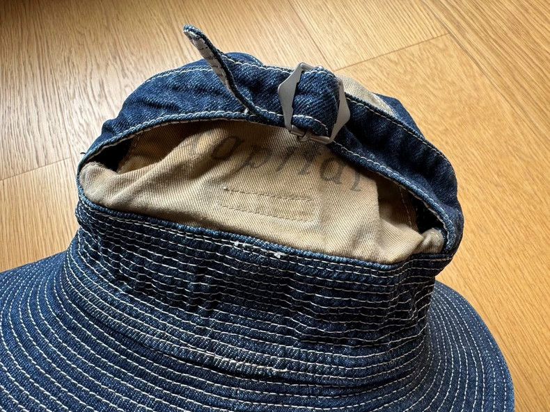 Kapital Classic Denim Fisherman Hat by Kapital Size ONE SIZE - 3 Thumbnail