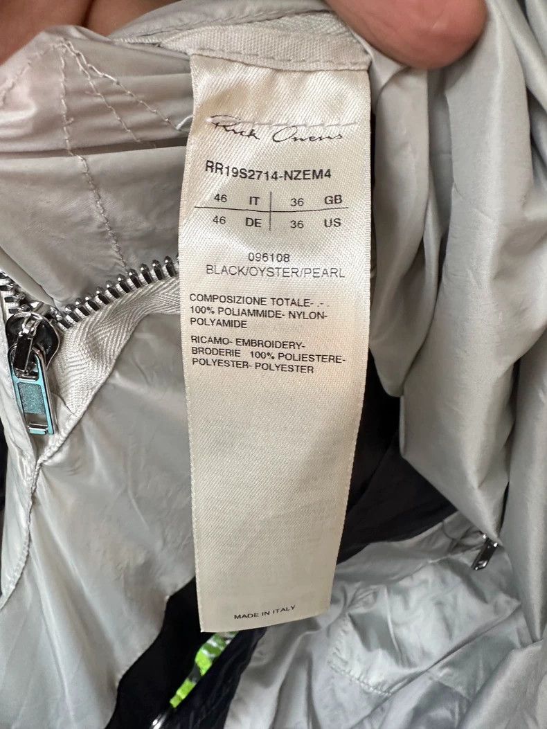 Rick Owens Rick Owens Black and White Coach Jacket Size US M / EU 48-50 / 2 - 7 Thumbnail
