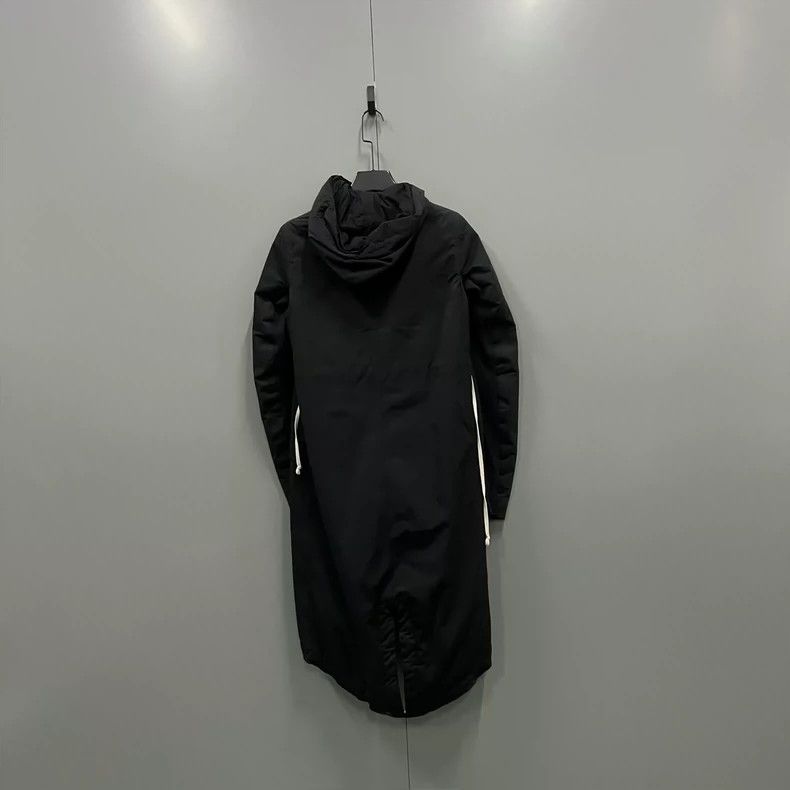 Rick Owens Rick Owens Black Hooded Zip Coat Size US XS / EU 42 / 0 - 2 Thumbnail