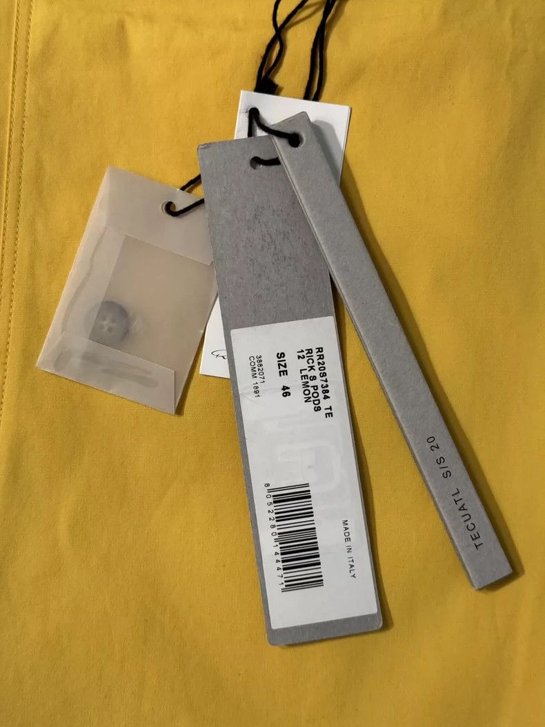 Rick Owens Rick Owens Yellow Shorts for Men Size US 34 / EU 50 - 4 Thumbnail