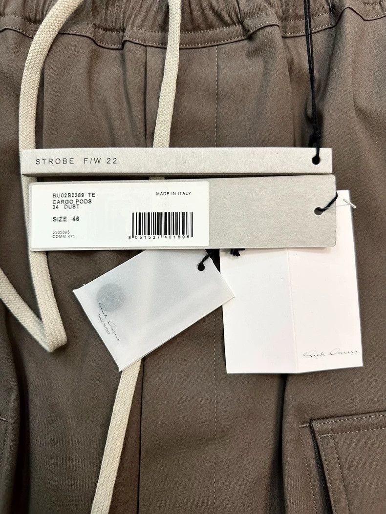 Rick Owens Rick Owens Brown Cargo Shorts for Men Size US 36 / EU 52 - 8 Thumbnail