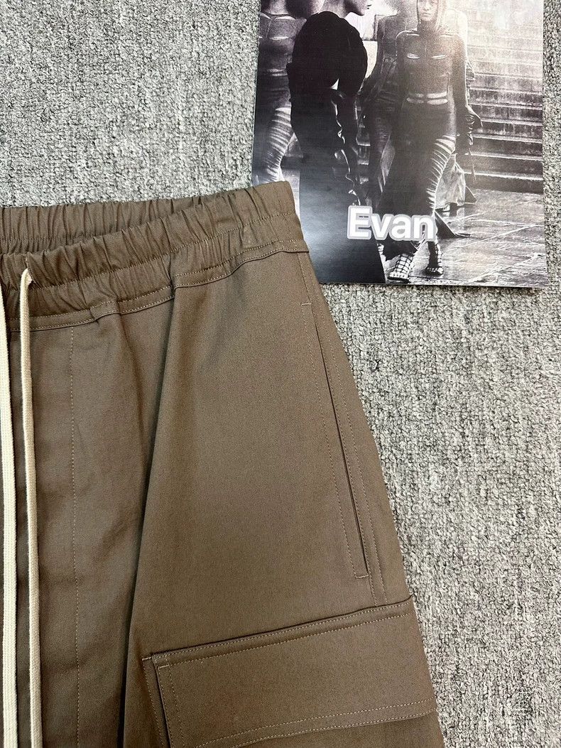 Rick Owens Rick Owens Brown Cargo Shorts for Men Size US 36 / EU 52 - 5 Thumbnail