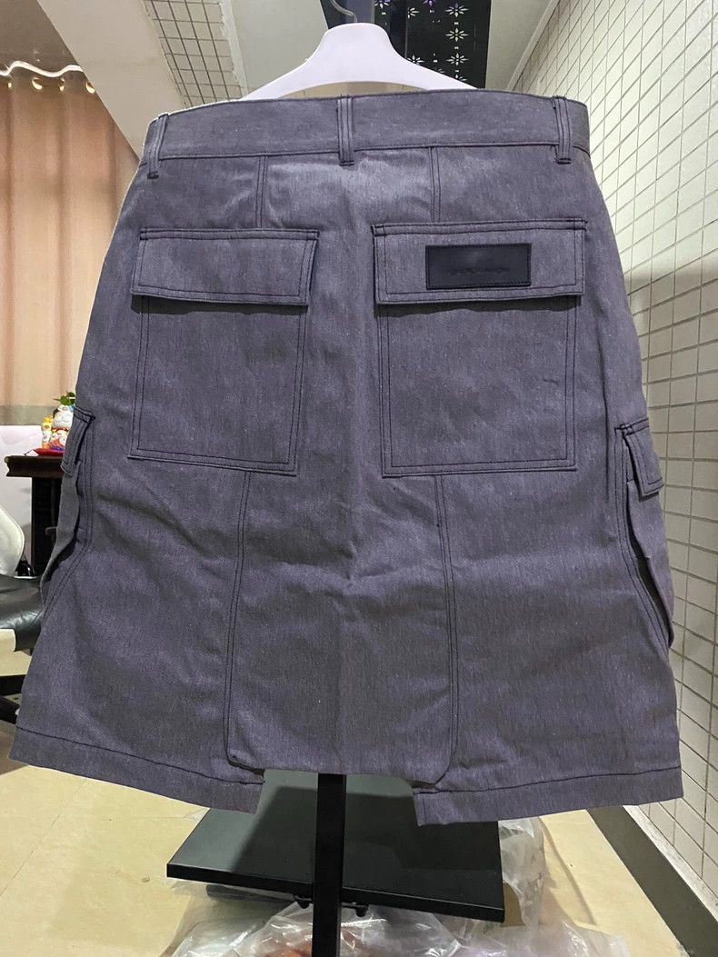 Rick Owens Gray Cargo Shorts by Rick Owens Size US 31 - 2 Thumbnail