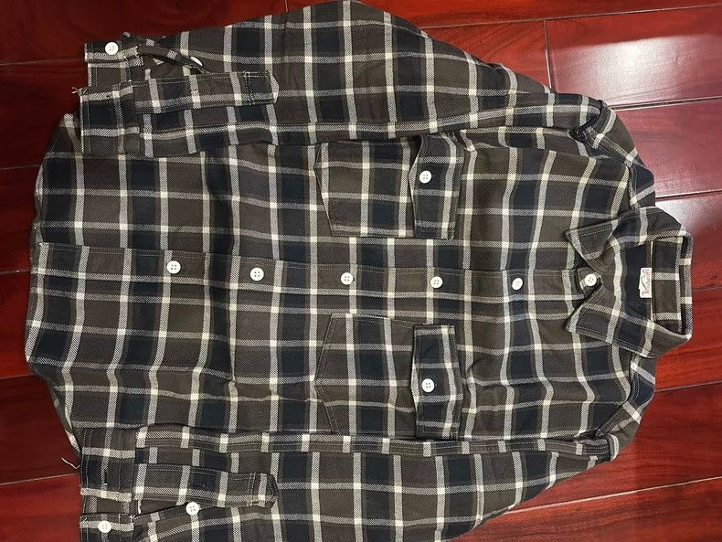 Freewheelers Freewheelers Thick Checkered Shirt Size US L / EU 52-54 / 3 - 6 Thumbnail