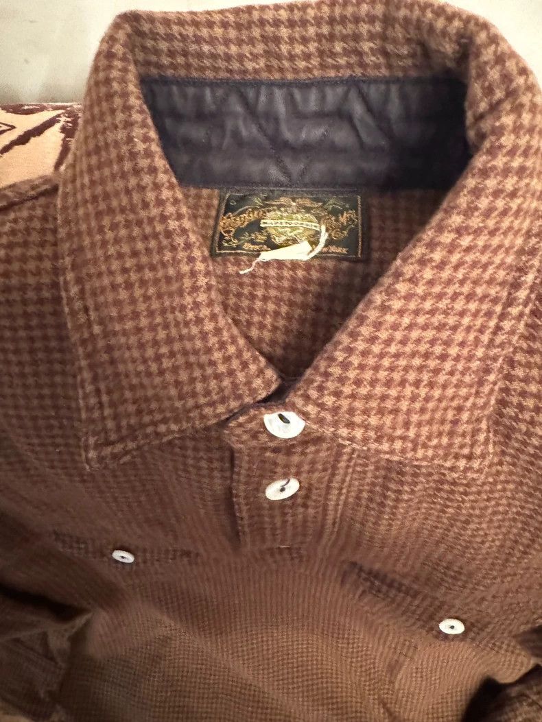 Freewheelers Heavy Brown Wool Hunting Shirt Size US M / EU 48-50 / 2 - 3 Thumbnail