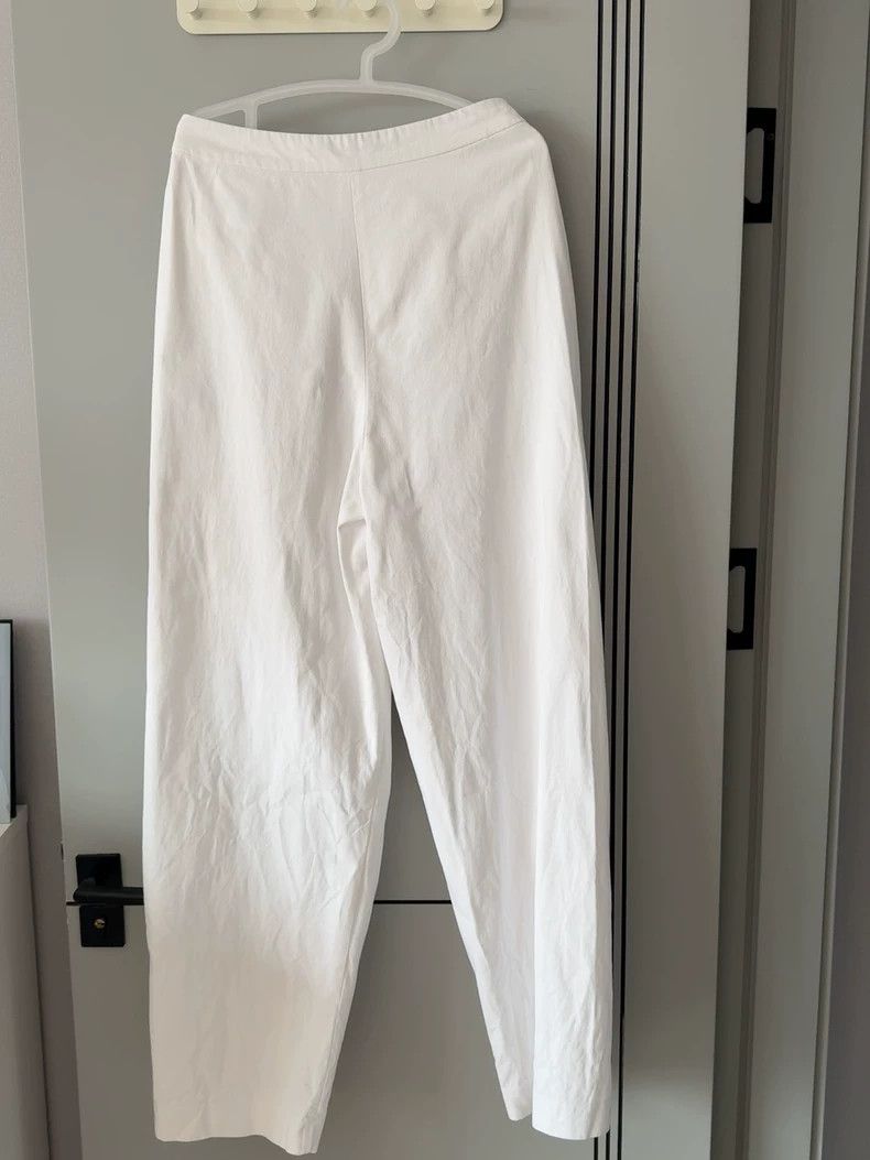 Dries Van Noten Dries Van Noten White Loose Casual Pants Size US 31 - 4 Thumbnail