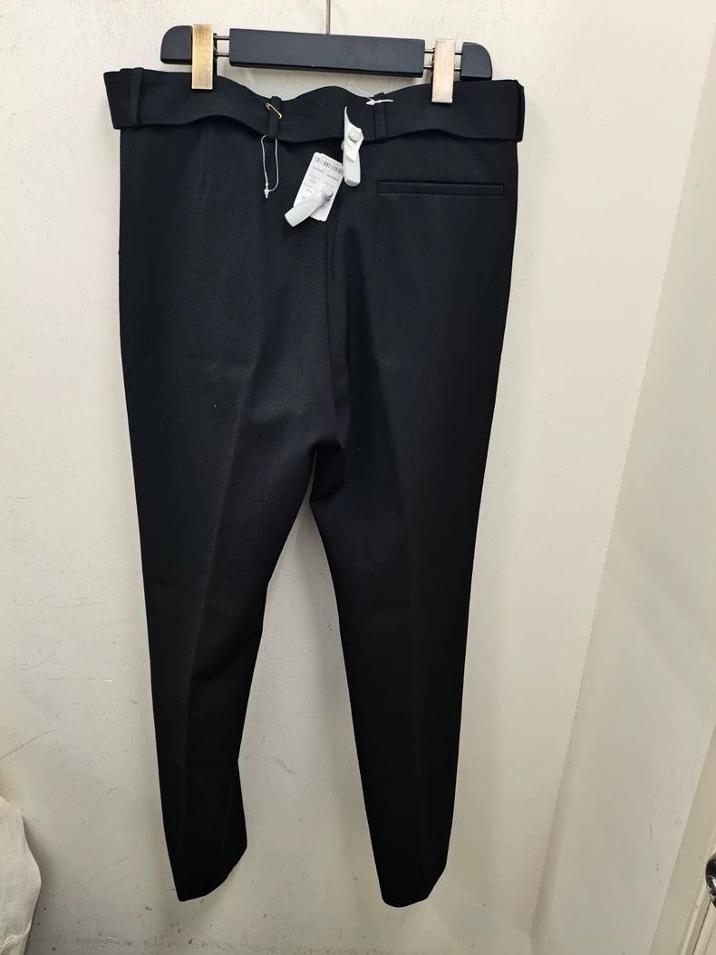 Dries Van Noten Dries Van Noten Men's Black Wool Blend Pants Size US 36 / EU 52 - 3 Thumbnail