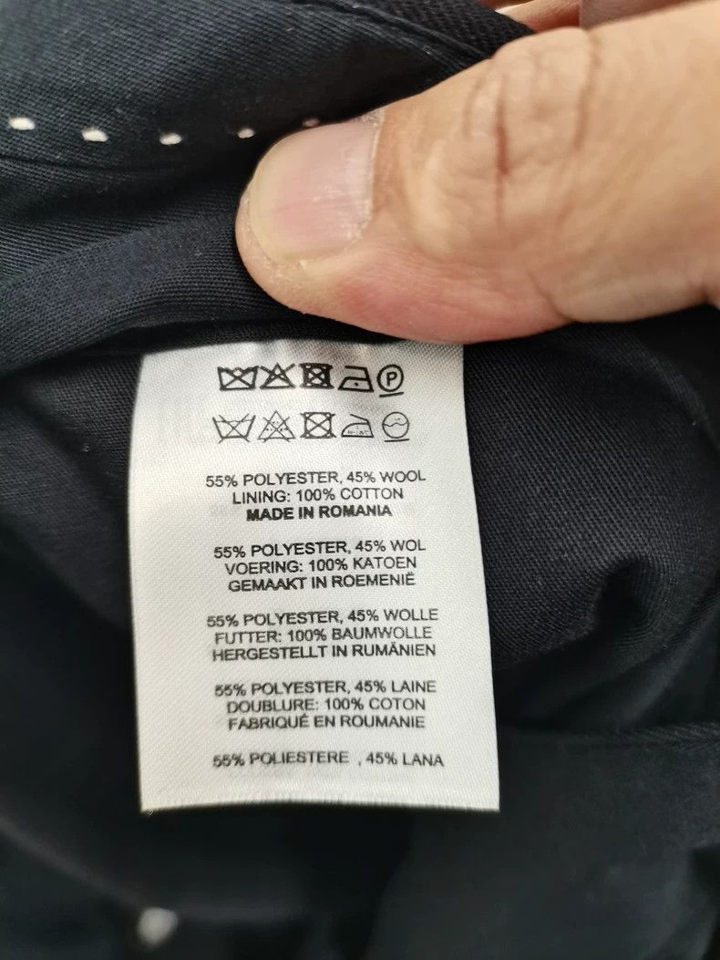 Dries Van Noten Dries Van Noten Men's Black Wool Blend Pants Size US 36 / EU 52 - 6 Thumbnail