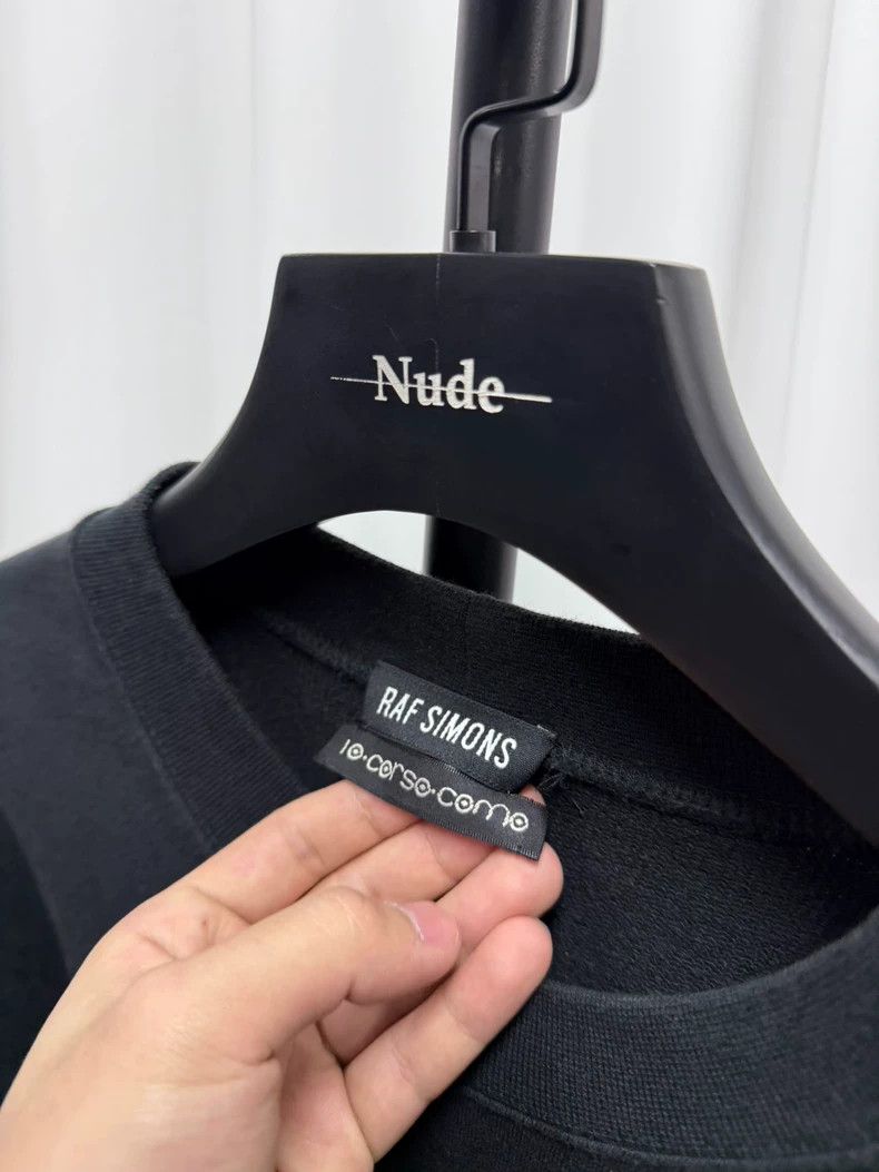 Raf Simons Raf Simons Graphic Sweatshirt in Black Size US S / EU 44-46 / 1 - 3 Thumbnail