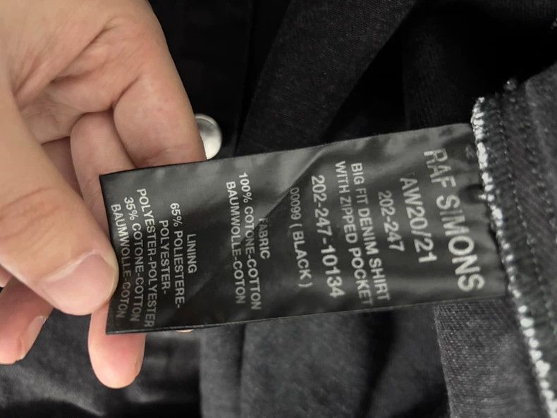 Raf Simons Raf Simons Black Denim Jacket for Spring Size US M / EU 48-50 / 2 - 6 Thumbnail