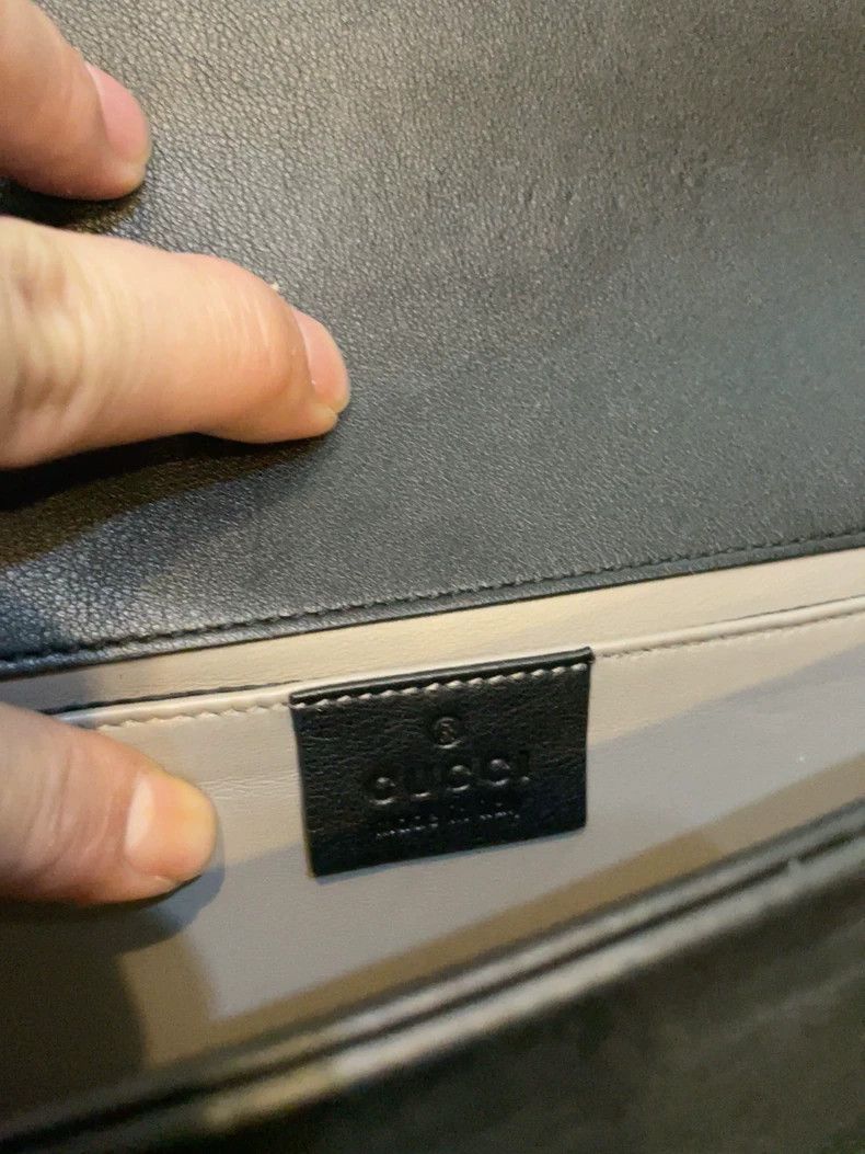 Gucci Gucci Suede Evening Clutch with Rhinestones Size ONE SIZE - 4 Thumbnail