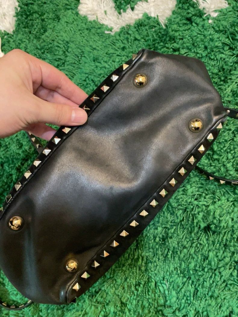 Valentino Valentino Studded Leather Tote Bag Size ONE SIZE - 8 Thumbnail