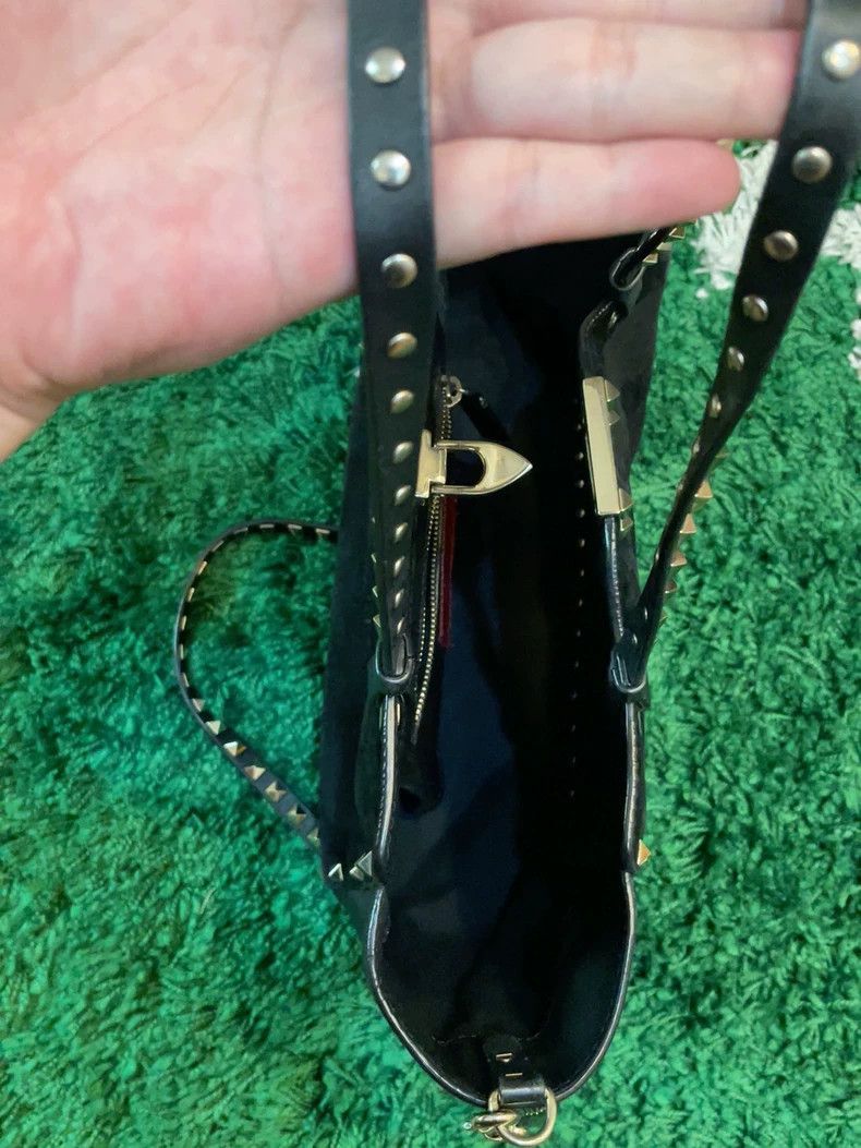 Valentino Valentino Studded Leather Tote Bag Size ONE SIZE - 9 Thumbnail
