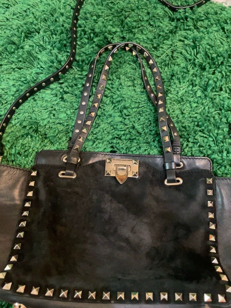 Valentino Valentino Studded Leather Tote Bag Size ONE SIZE - 2 Thumbnail
