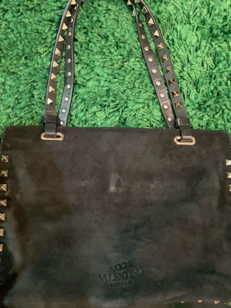 Valentino Valentino Studded Leather Tote Bag Size ONE SIZE - 3 Thumbnail