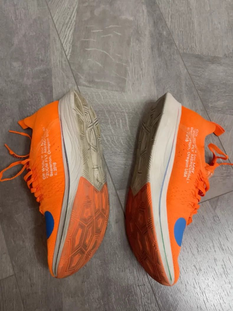 Nike Nike Off-White Zoom Fly Running Shoes Size US 9.5 / EU 42-43 - 3 Thumbnail