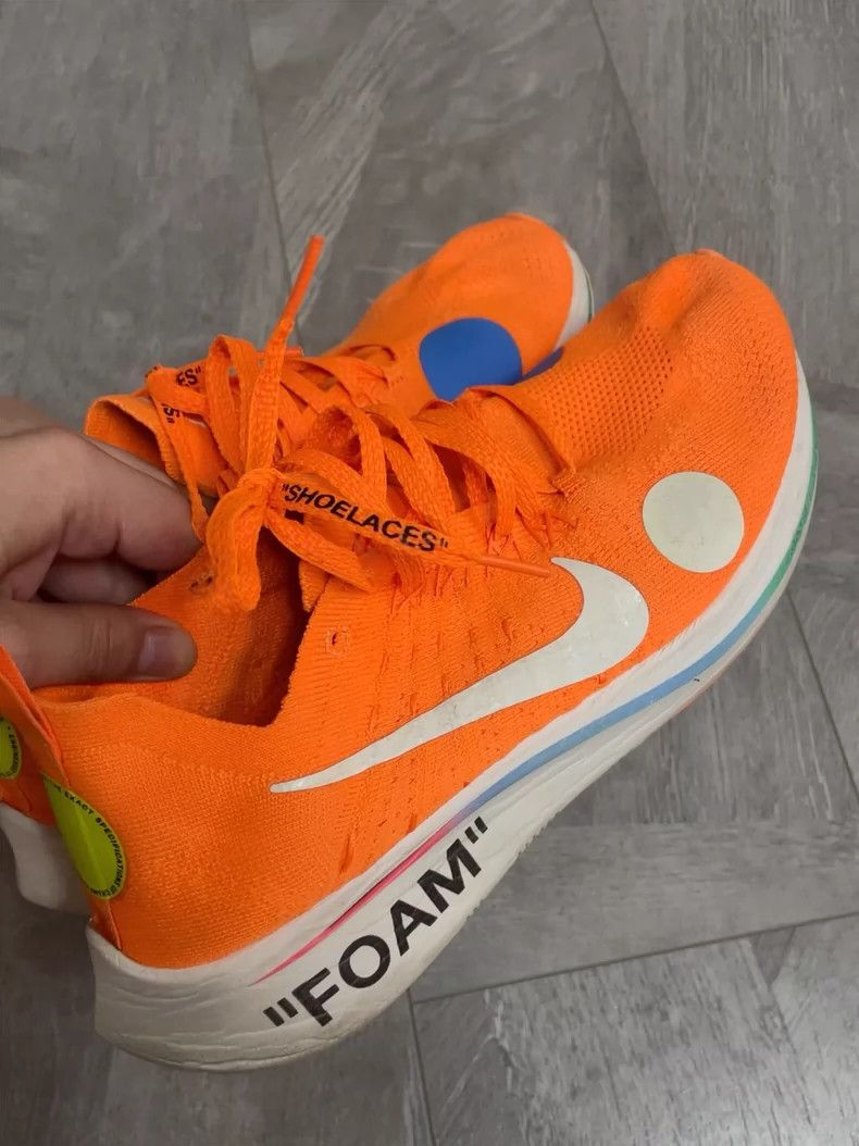 Nike Nike Off-White Zoom Fly Running Shoes Size US 9.5 / EU 42-43 - 5 Thumbnail