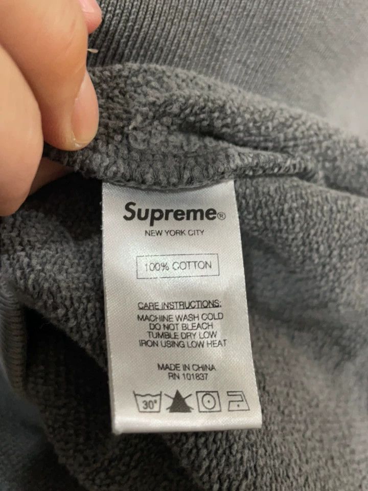 Supreme Vintage Supreme Gray Hoodie Size US L / EU 52-54 / 3 - 6 Thumbnail