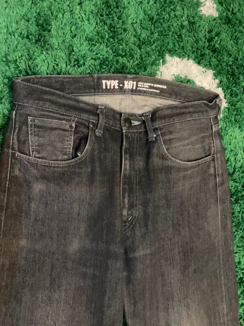 Saint Laurent Paris Black Straight Leg Denim Pants Size US 34 / EU 50 - 2 Thumbnail