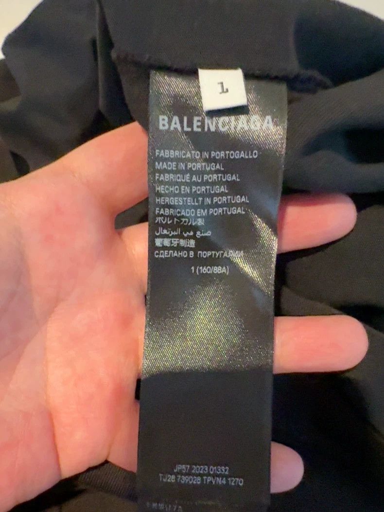 Balenciaga Black Balenciaga Short Sleeve T-Shirt Size US M / EU 48-50 / 2 - 6 Thumbnail