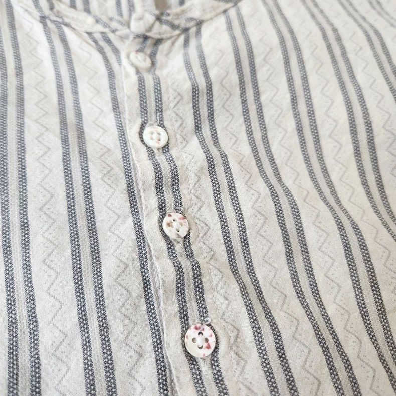 Kapital Geometric Embroidered Cotton Button Shirt Size US XS / EU 42 / 0 - 6 Thumbnail
