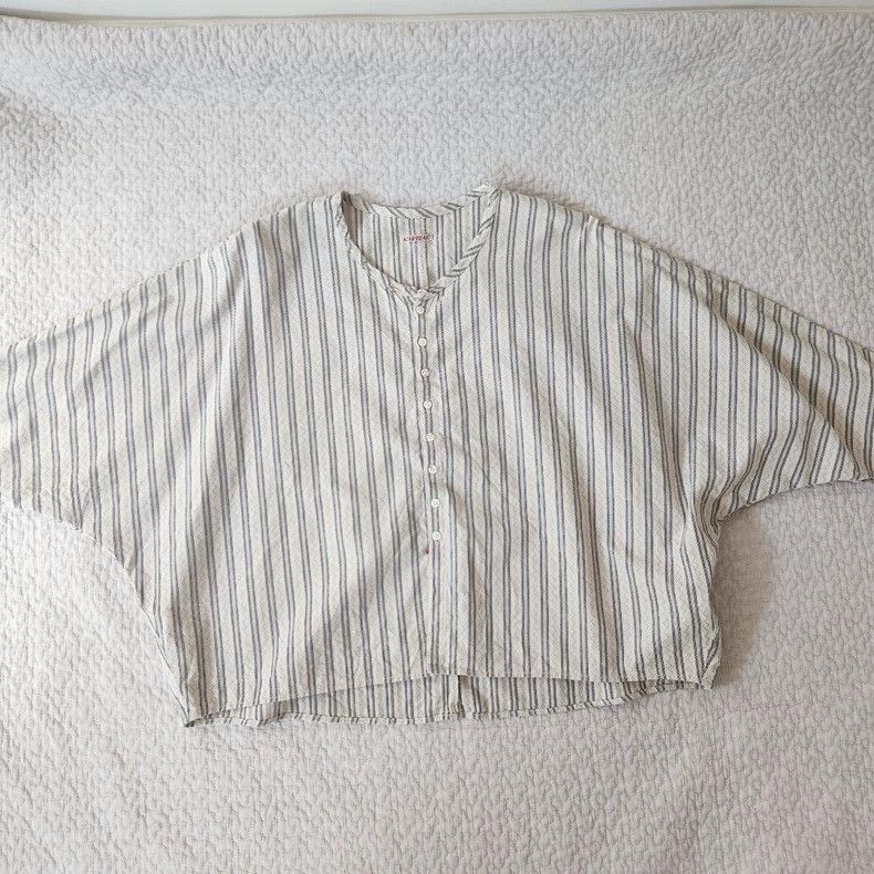 Kapital Geometric Embroidered Cotton Button Shirt Size US XS / EU 42 / 0 - 3 Thumbnail