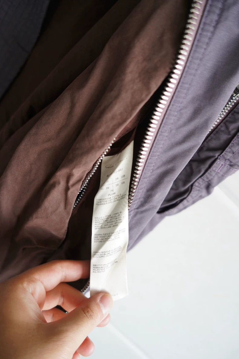 Rick Owens Rick Owens Purple Bomber Jacket for Men Size US M / EU 48-50 / 2 - 3 Thumbnail