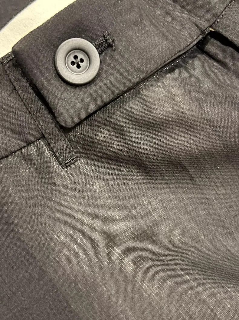 Rick Owens Rick Owens Black Cropped Pants for Summer Size US 38 / EU 54 - 4 Thumbnail
