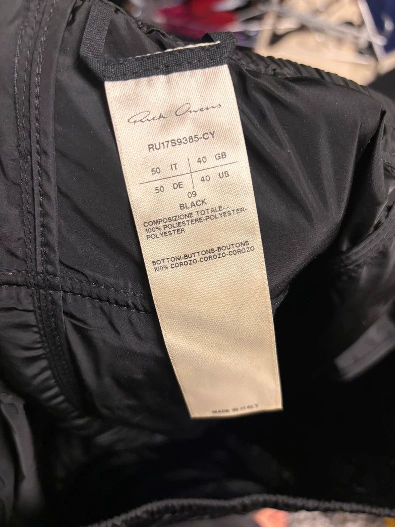 Rick Owens Nylon Cargo Pants