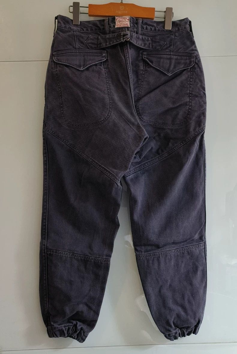 Freewheelers Classic Heavy Canvas Tapered Work Trousers Size US 32 / EU 48 - 2 Thumbnail