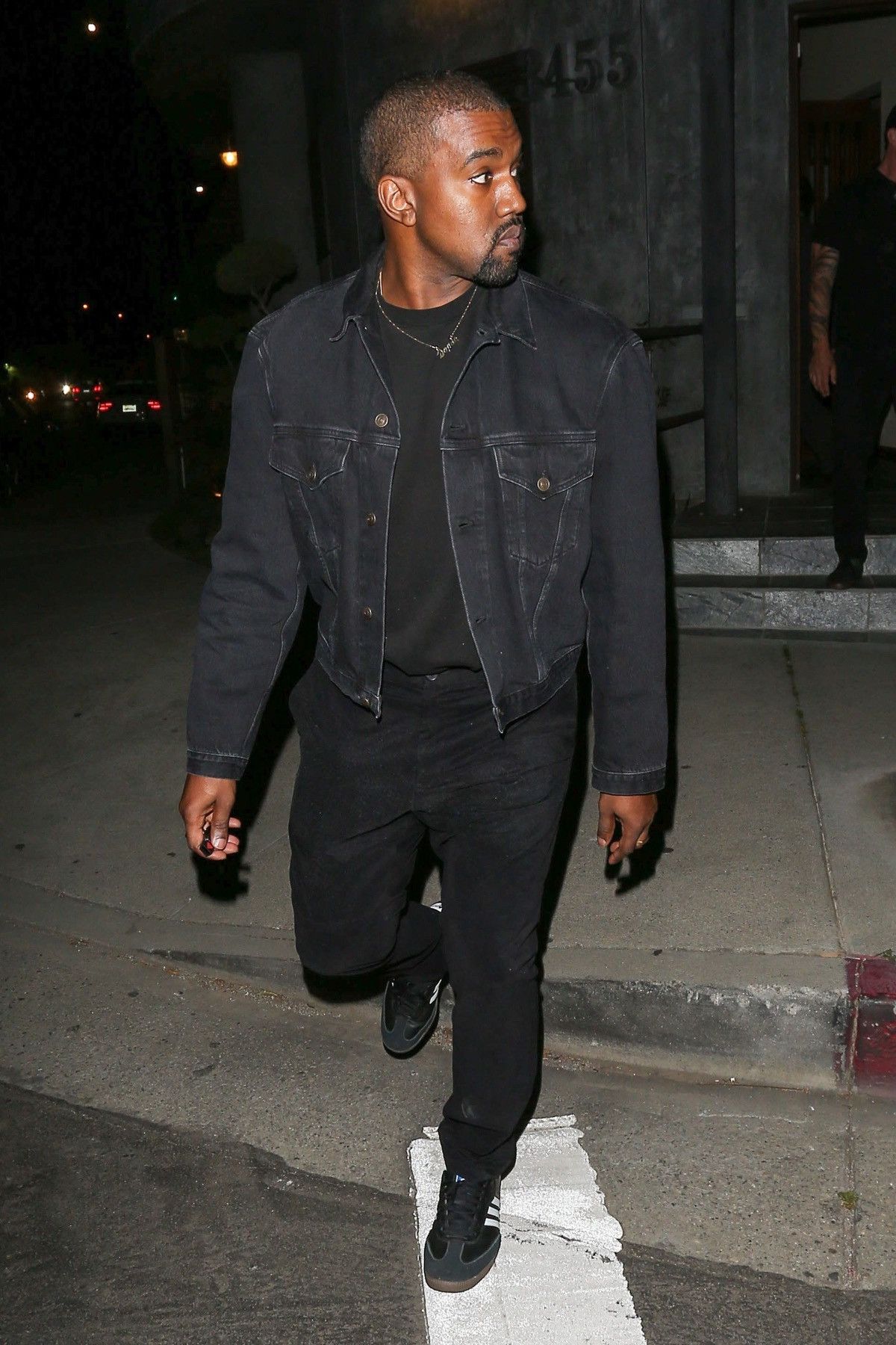 Balenciaga Boxy Denim Jacket Worn By Kanye | Grailed