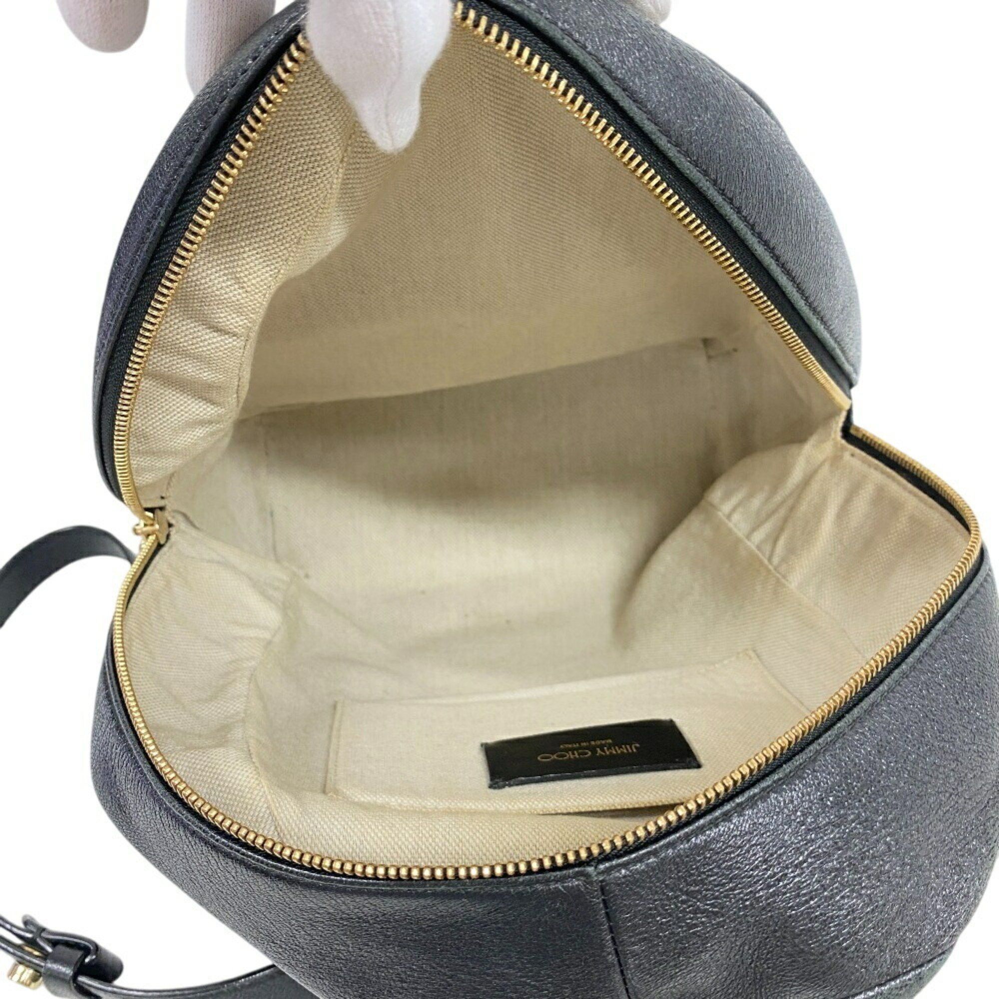 Jimmy Choo Jimmy Choo Backpack Star Studs Daypack Bag Rucksack Black Women's Size ONE SIZE - 7 Thumbnail